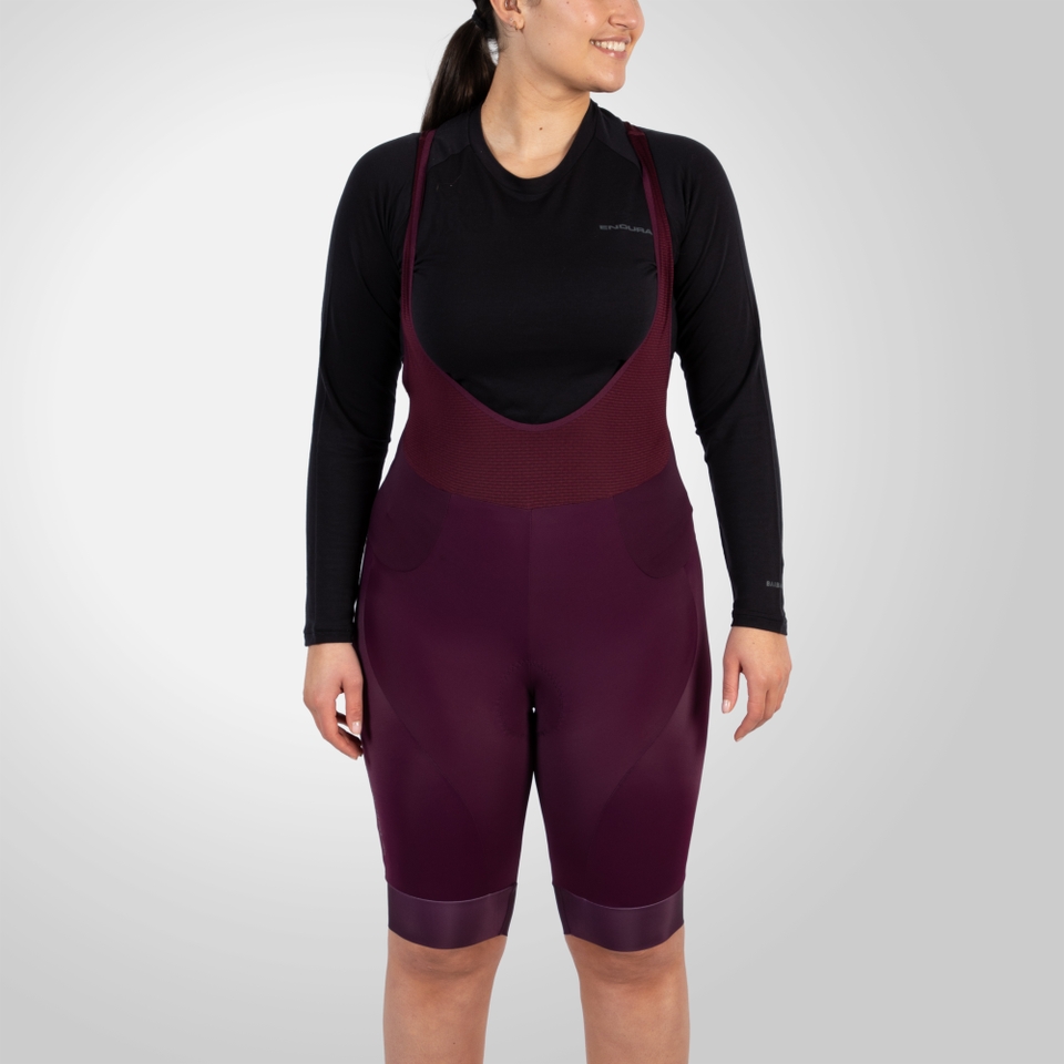 FS260-Pro Dropseat Bibshort für Damen - Aubergine