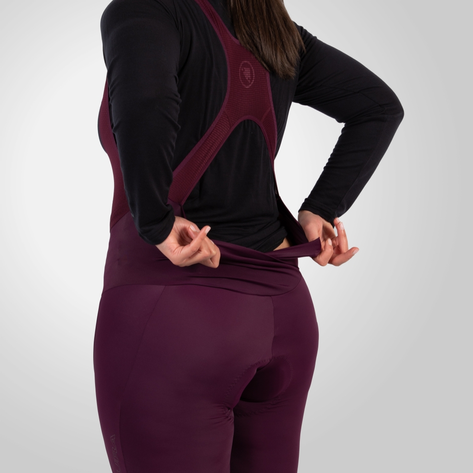 FS260-Pro Dropseat Bibshort für Damen - Aubergine