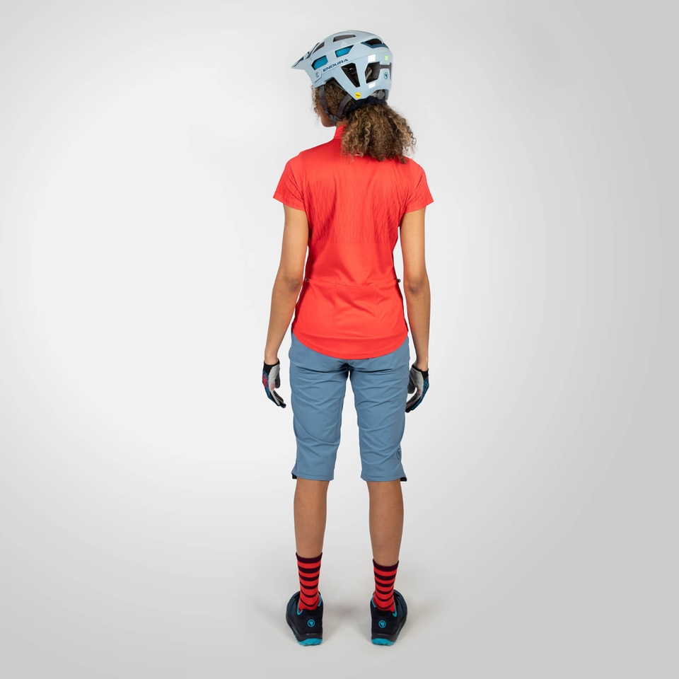Hummvee Ray Trikot (kurzarm) für Damen - Granatapfel