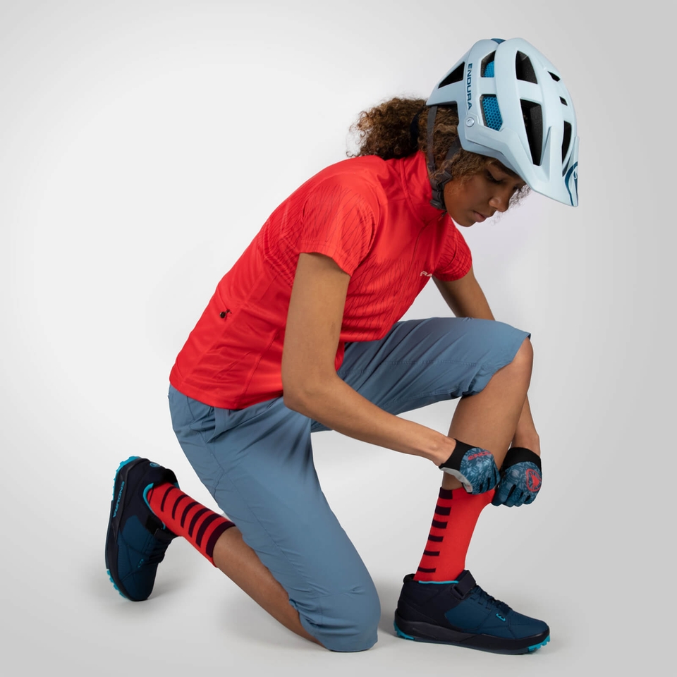 Hummvee Ray Trikot (kurzarm) für Damen - Granatapfel