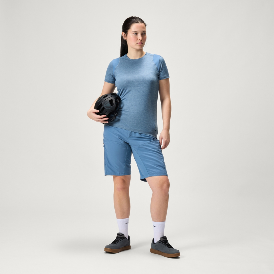 Women's SingleTrack S/S Jersey - Blue Steel