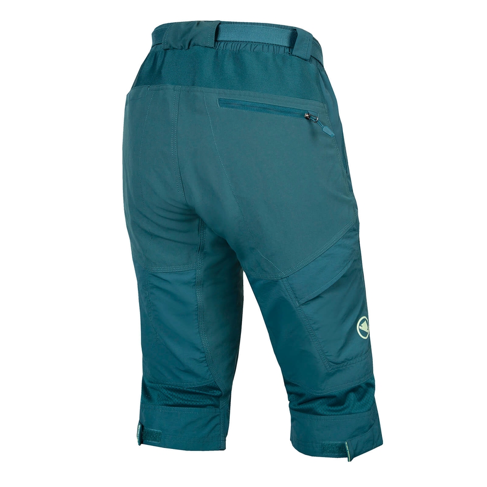 Women's Hummvee ¾ Short with Liner - Deep Teal