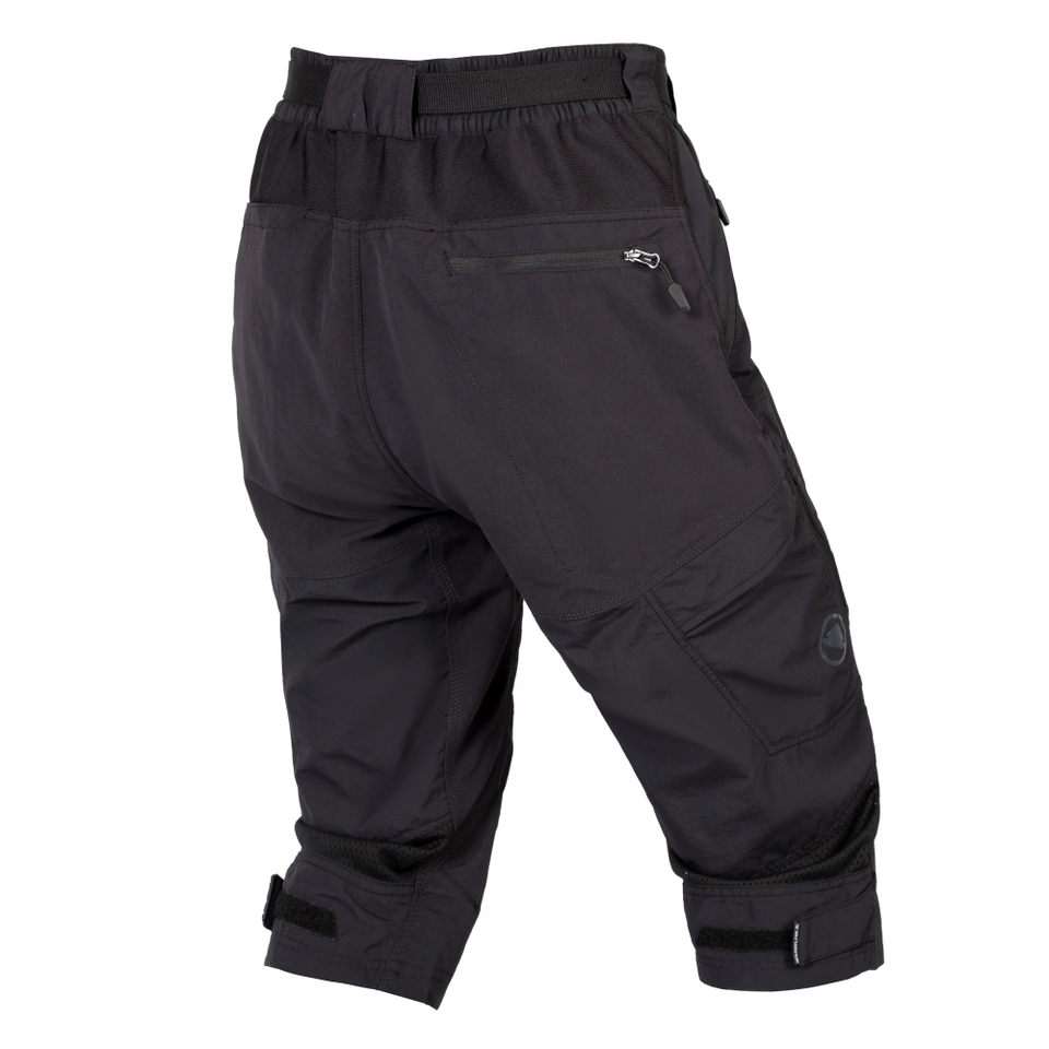 Women's Hummvee 3/4 Short with Liner - Black