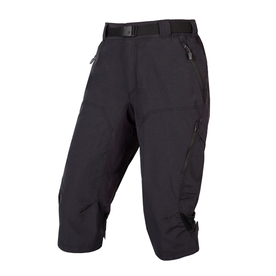 Women's Hummvee 3/4 Short with Liner - Black