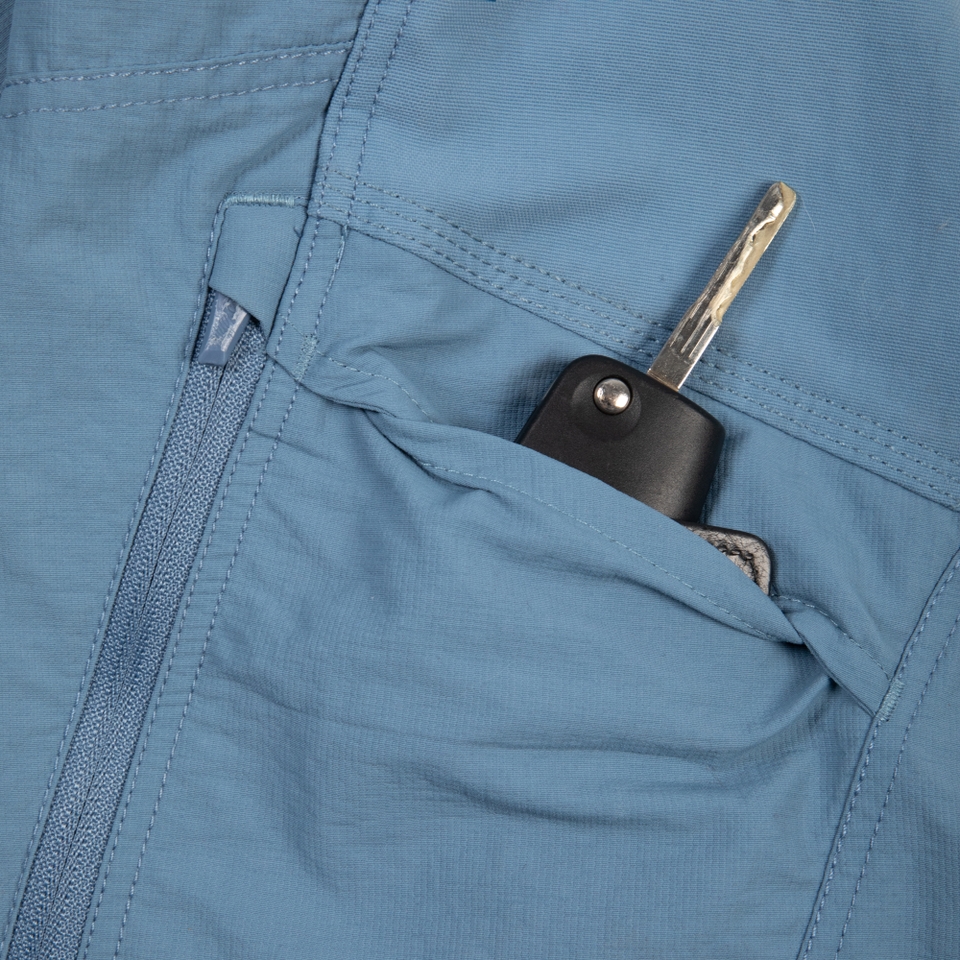 Hummvee Short mit Innenhose für Damen - Stahlblau