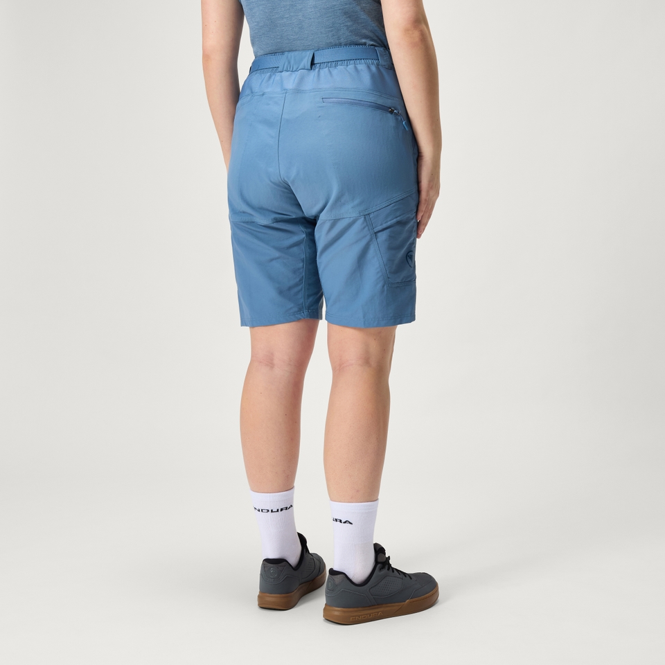 Women's Hummvee Shorts (With Liner) - Blue steel