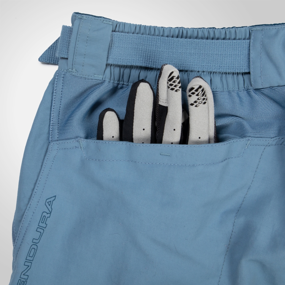 Hummvee Short mit Innenhose für Damen - Stahlblau