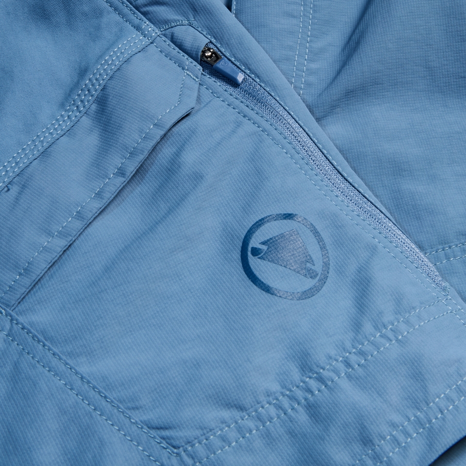 Hummvee Short mit Innenhose für Damen - Stahlblau