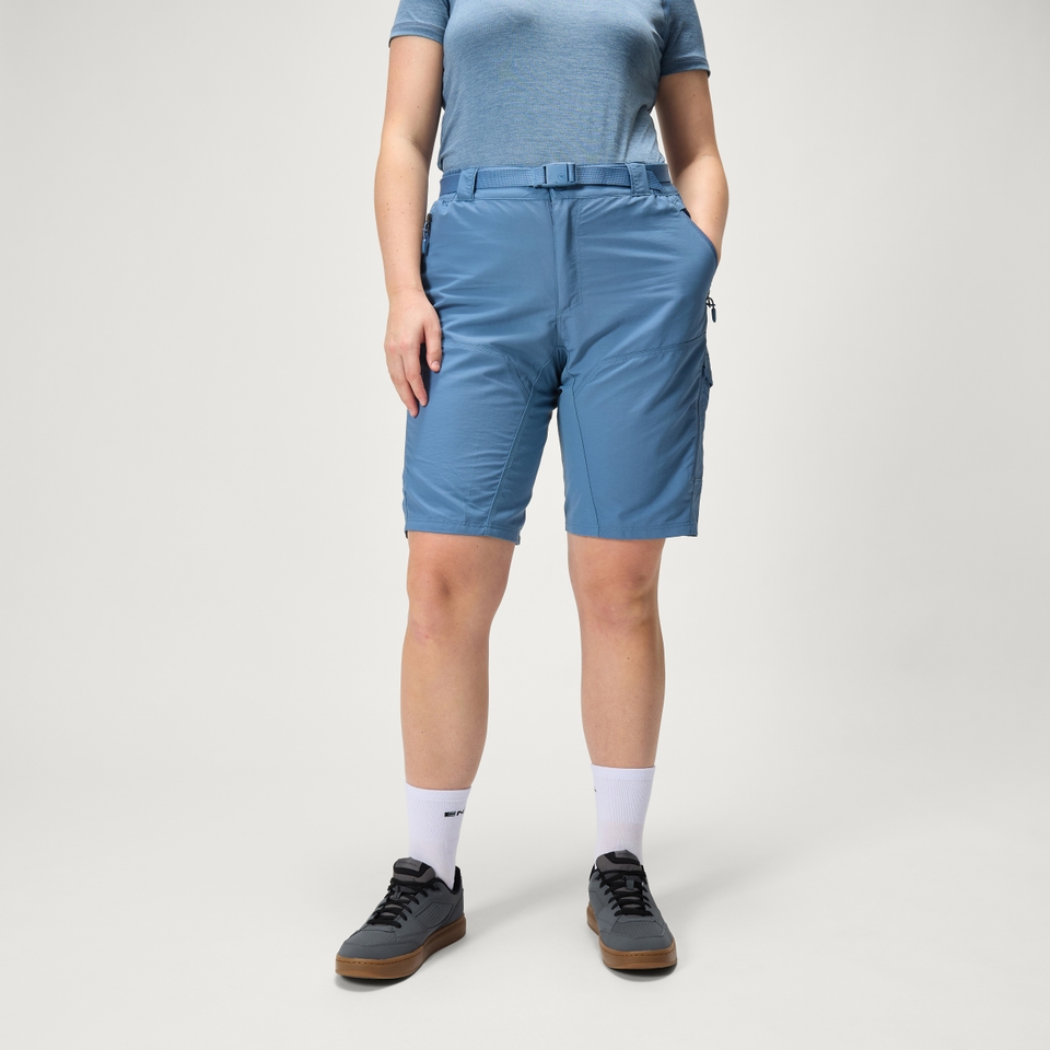 Women's Hummvee Shorts (With Liner) - Blue steel