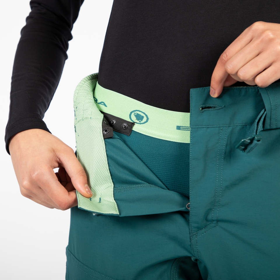 Women's Hummvee Short with Liner - Deep Teal