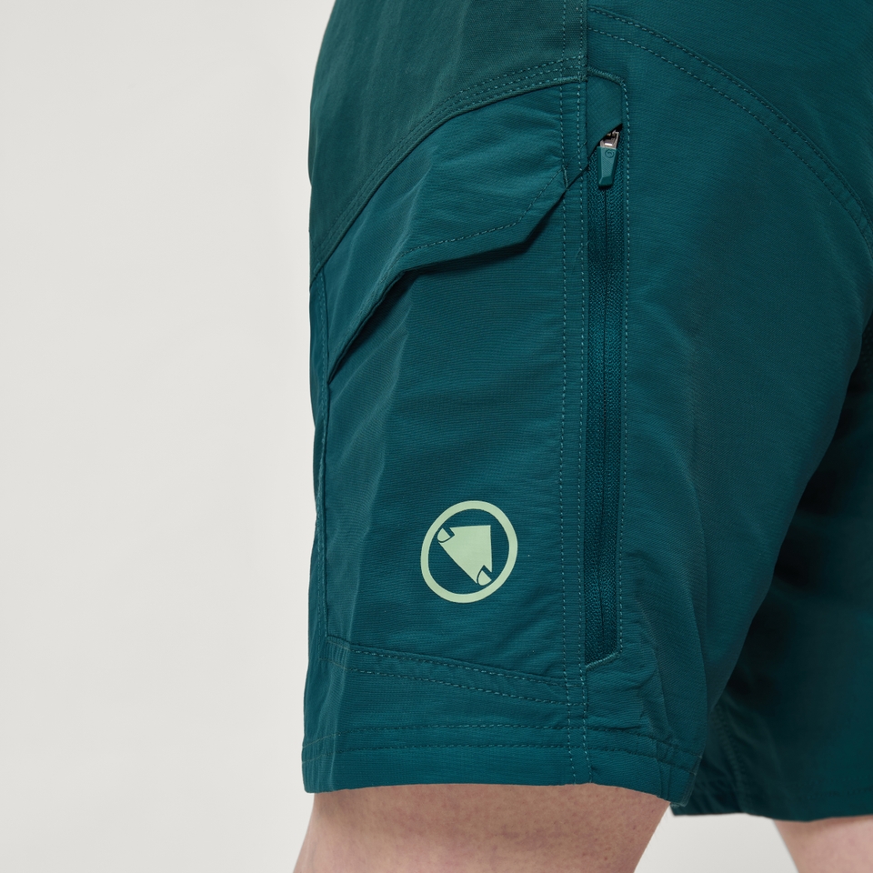 Women's Hummvee Short with Liner - Deep Teal
