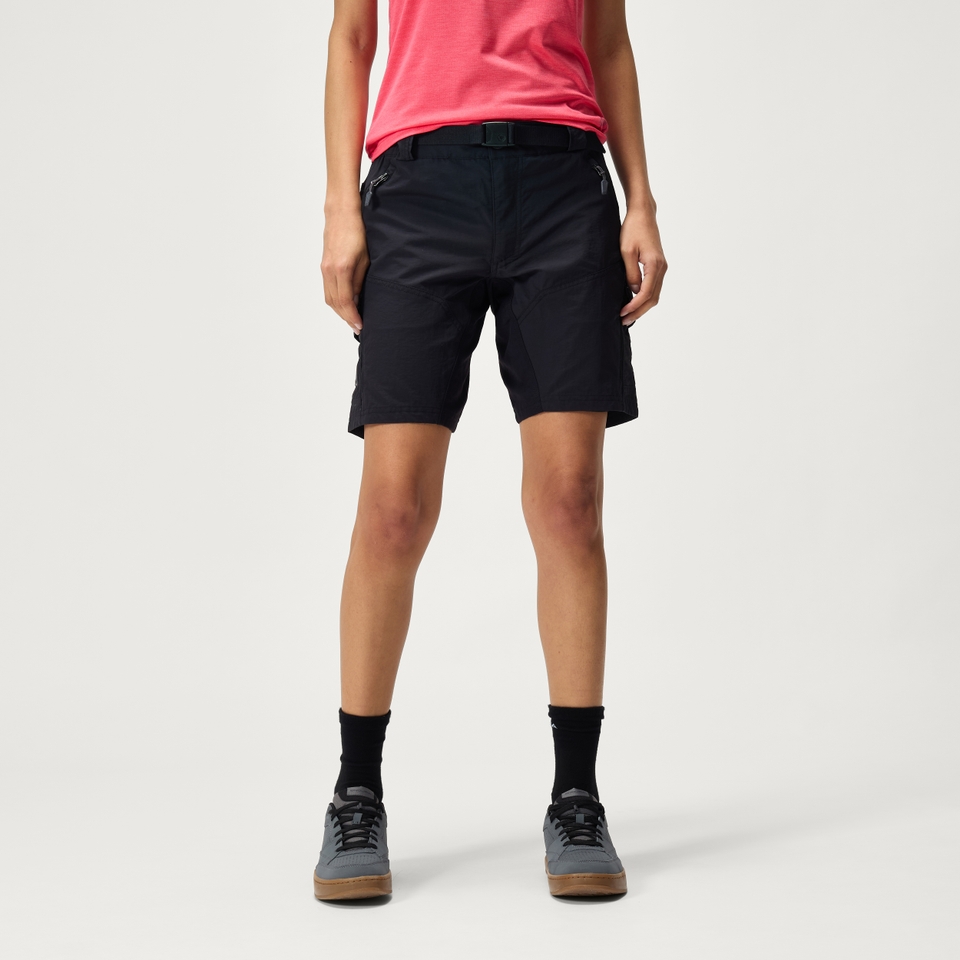 Hummvee Short mit Innenhose für Damen - Schwarz