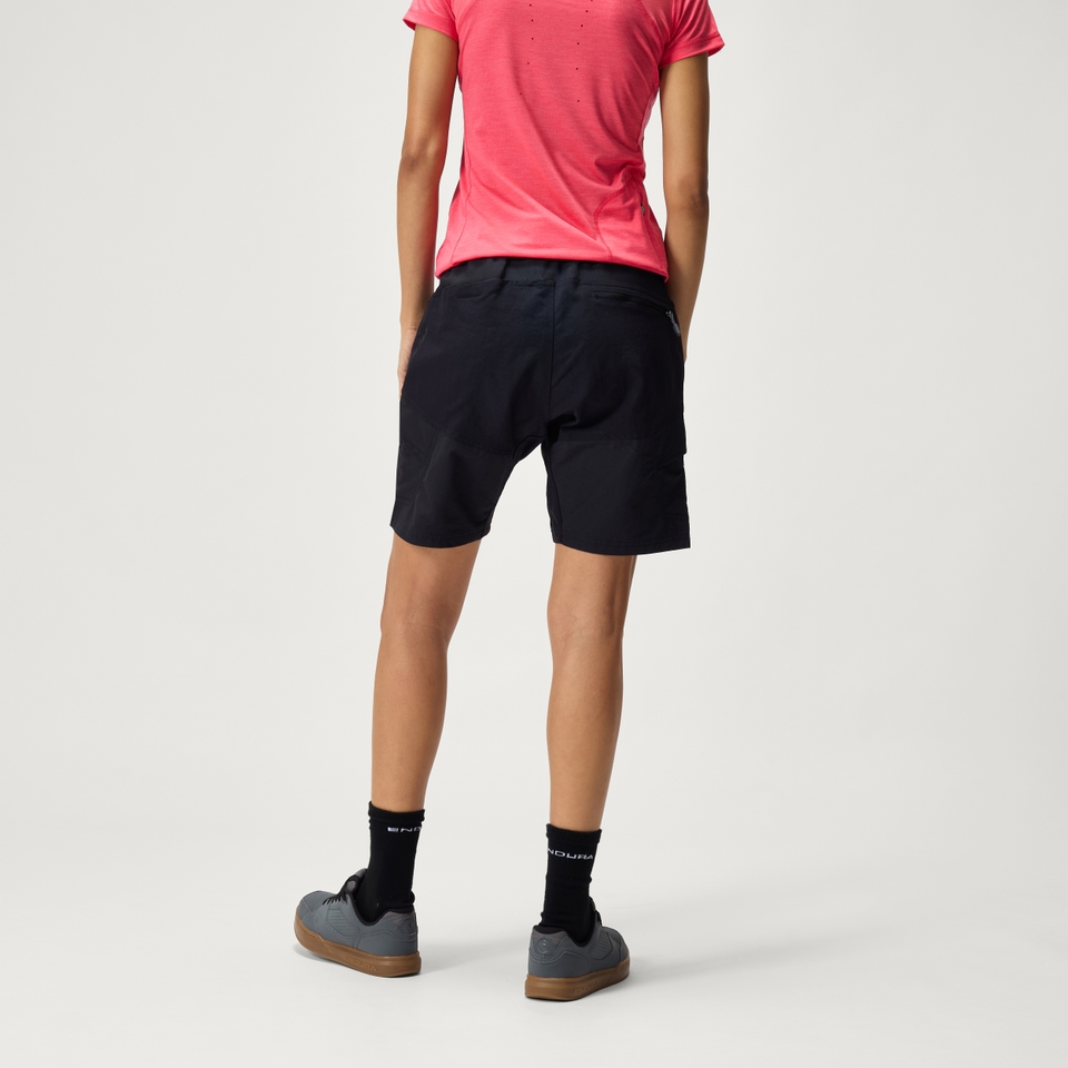 Hummvee Short mit Innenhose für Damen - Schwarz