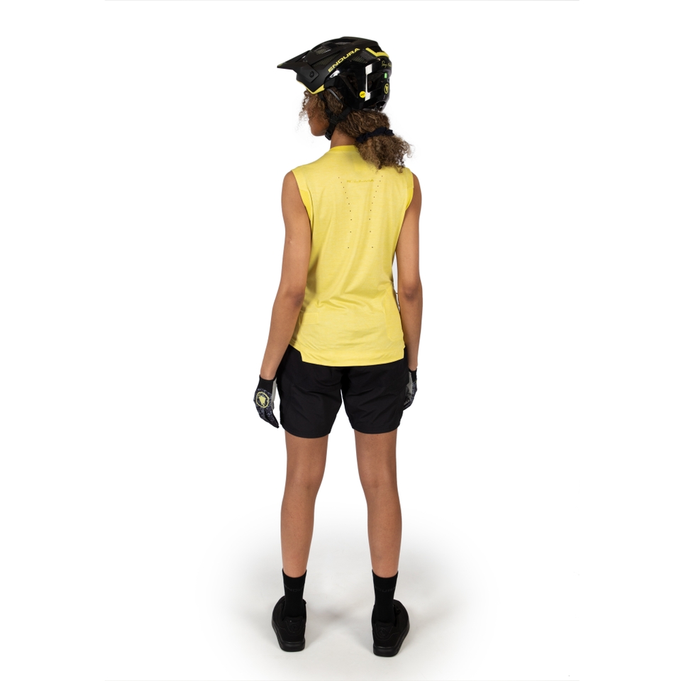Hummvee Short mit Innenhose für Damen - Schwarz