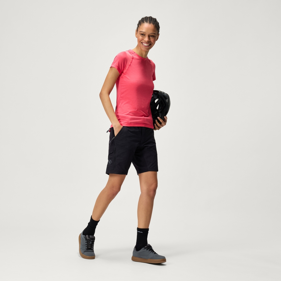 Women's Hummvee Short with Liner - Black