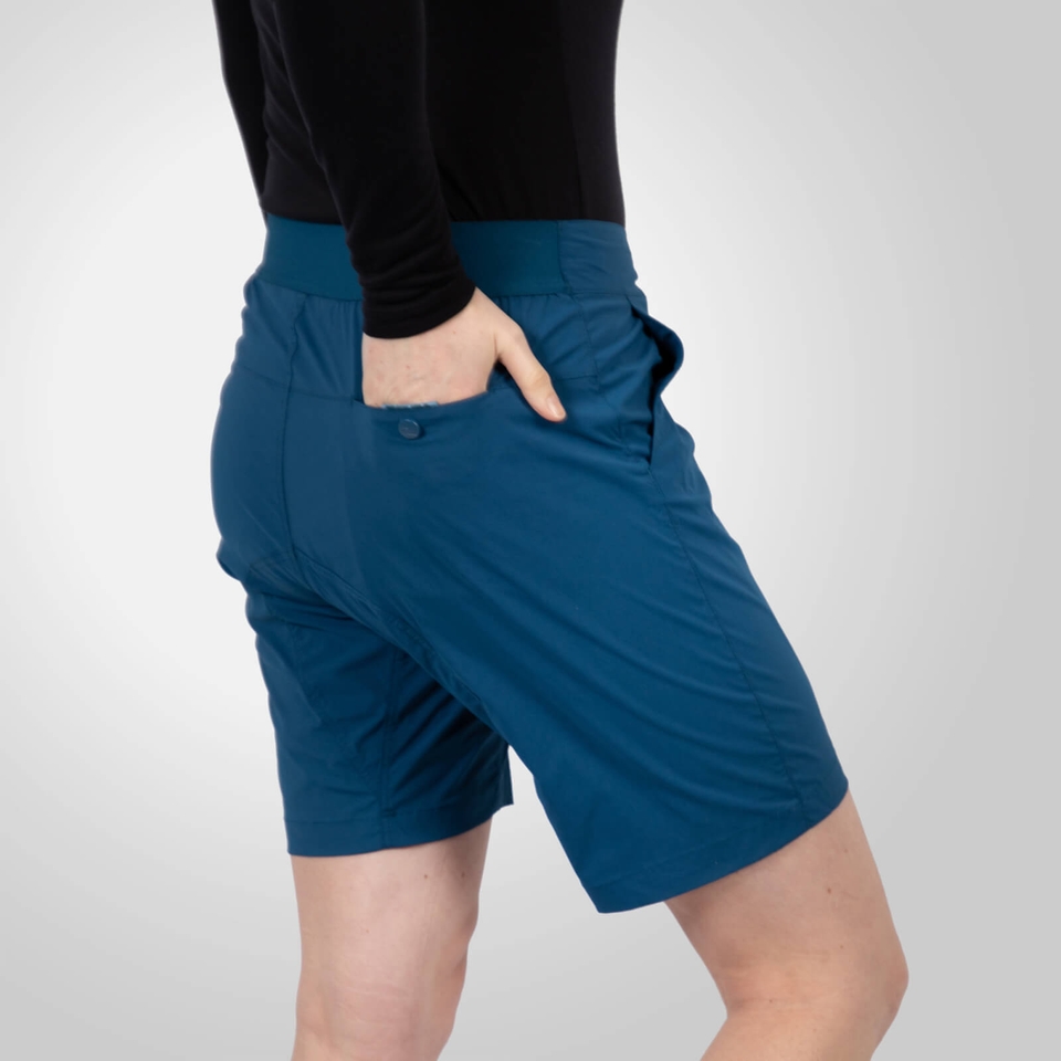 Women's Hummvee Lite Shorts (With Liner) - Blueberry