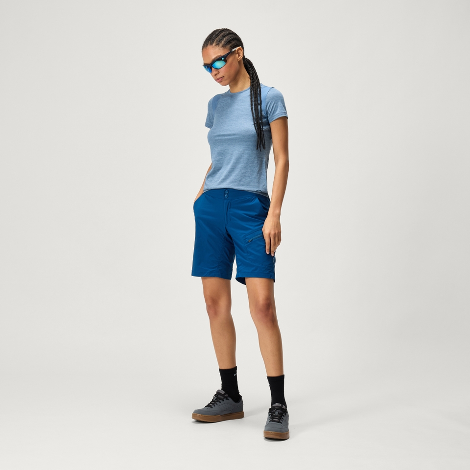 Women's Hummvee Lite Shorts (With Liner) - Blueberry