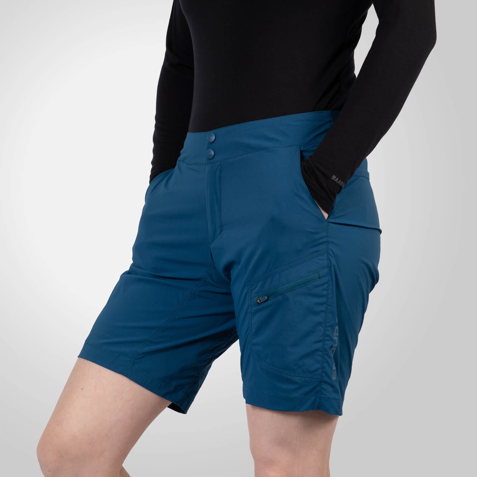 Women's Hummvee Lite Shorts (With Liner) - Blueberry