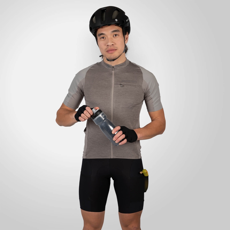 GV500 Reiver Kurzarmtrikot für Herren - Fossil