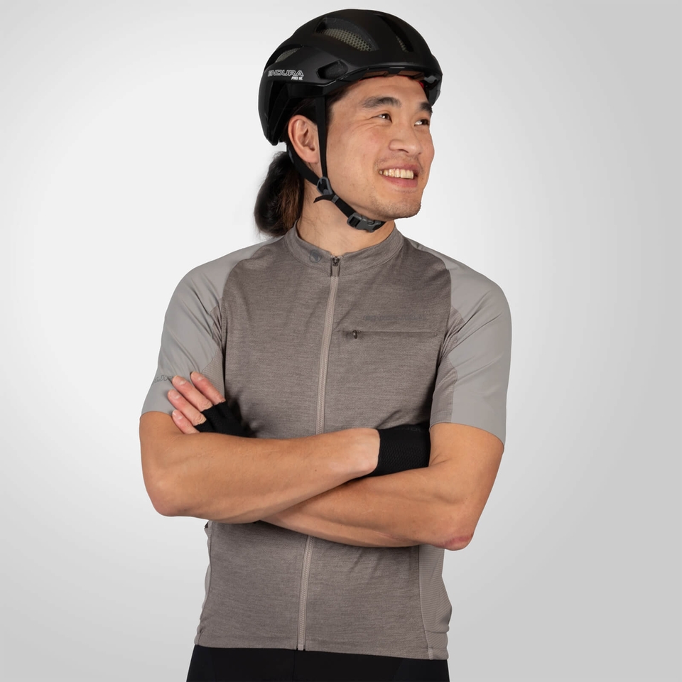 GV500 Reiver Kurzarmtrikot für Herren - Fossil