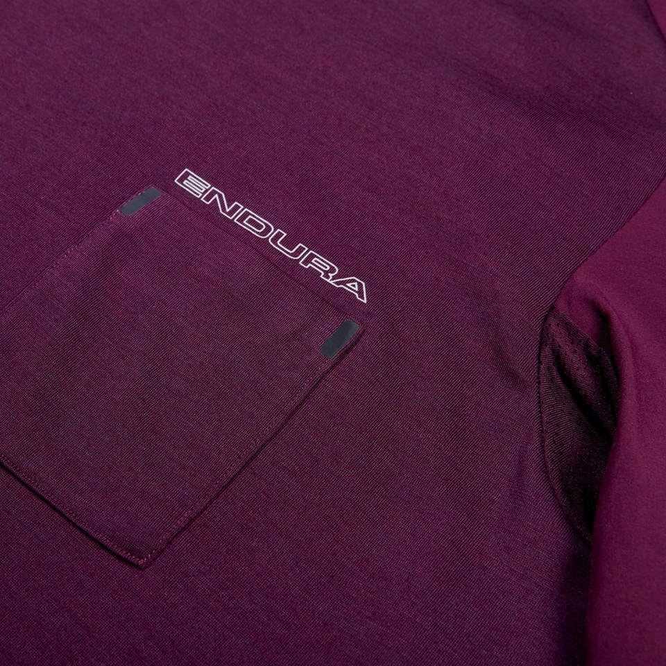 Men's GV500 Foyle Tech Tee - Aubergine