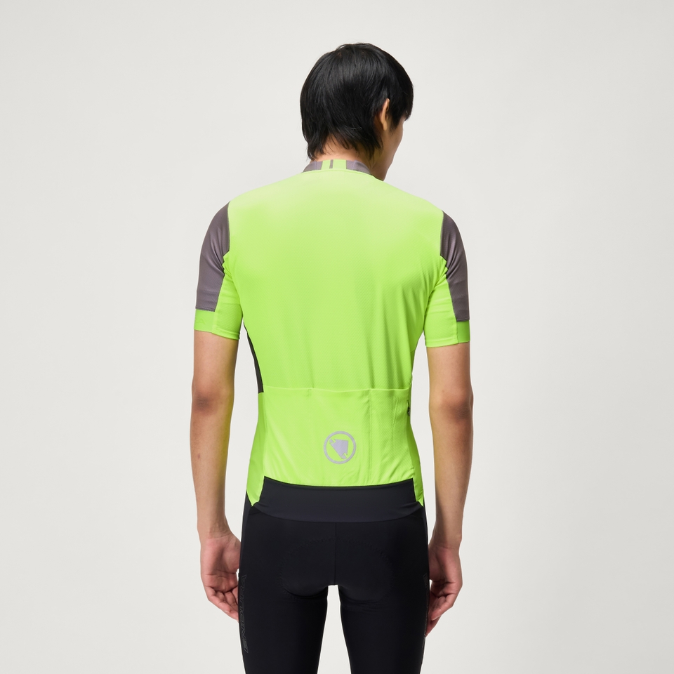 FS260 Print S/S Jersey  - Hi-Viz Yellow