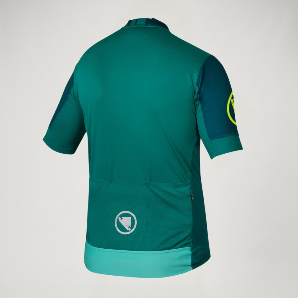 Men's FS260 Print S/S Jersey - Emerald Green