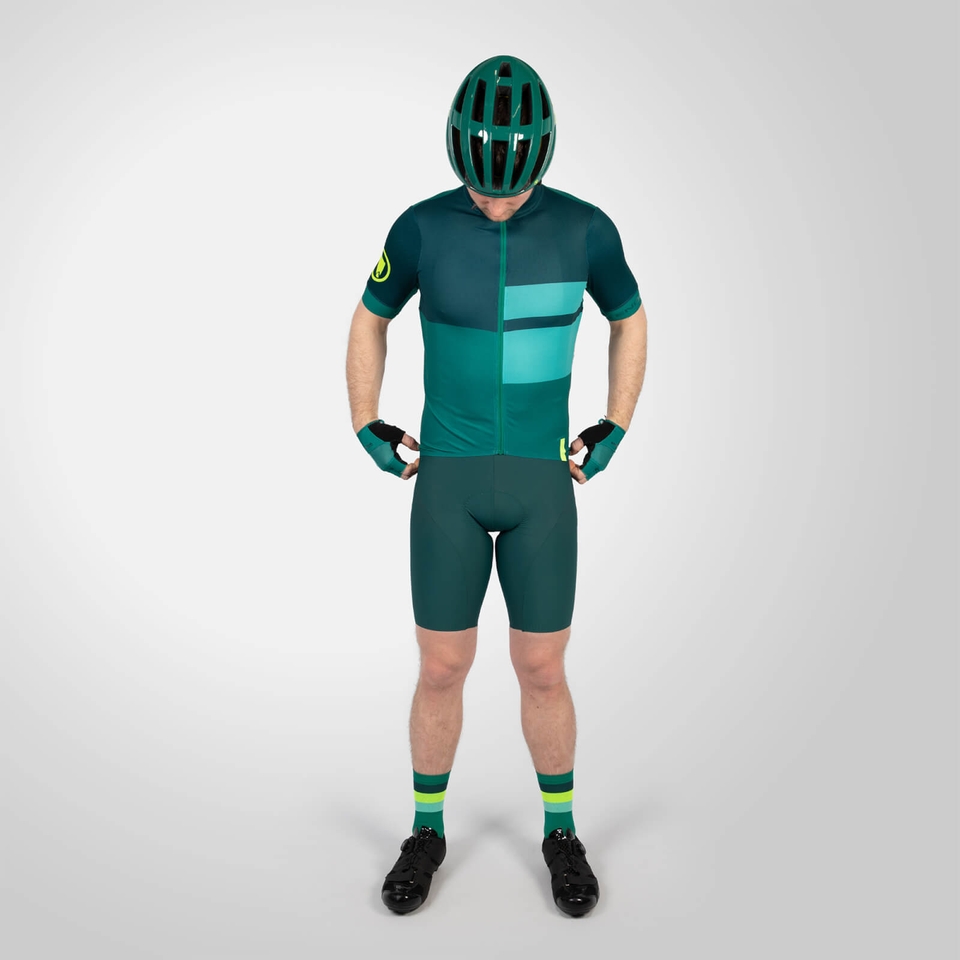 FS260 Print Trikot (kurzarm) für Herren - Smaragdgrün