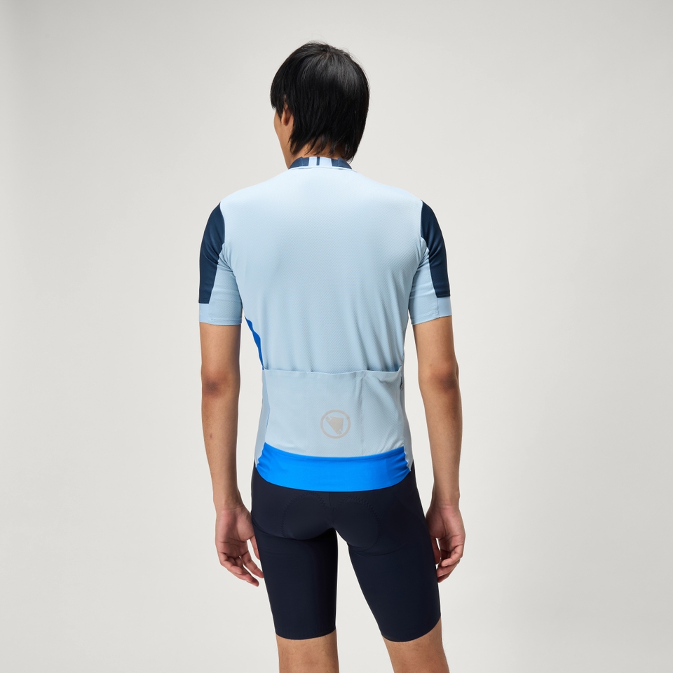 FS260 Print S/S Jersey  - Ink Blue