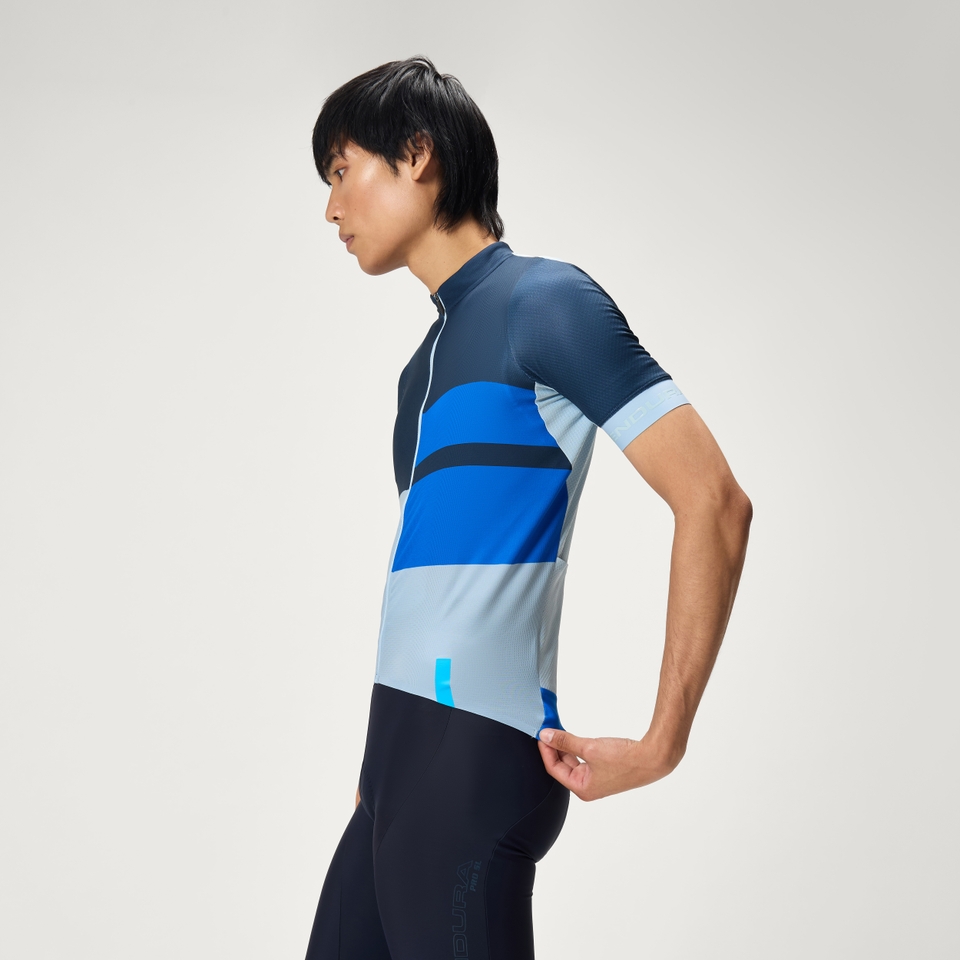 FS260 Print S/S Jersey  - Ink Blue