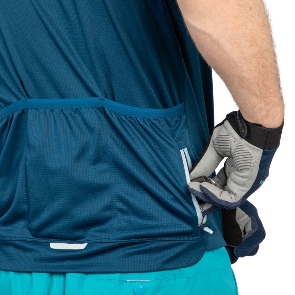 Hummvee Trikot II (kurzarm) für Herren - Blaubeere