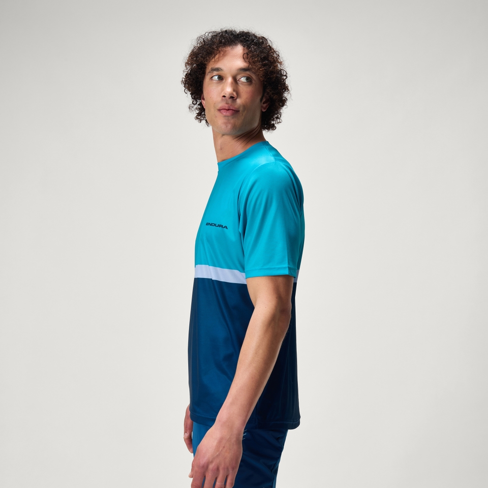 SingleTrack Core T-Shirt II für Herren - Blaubeere