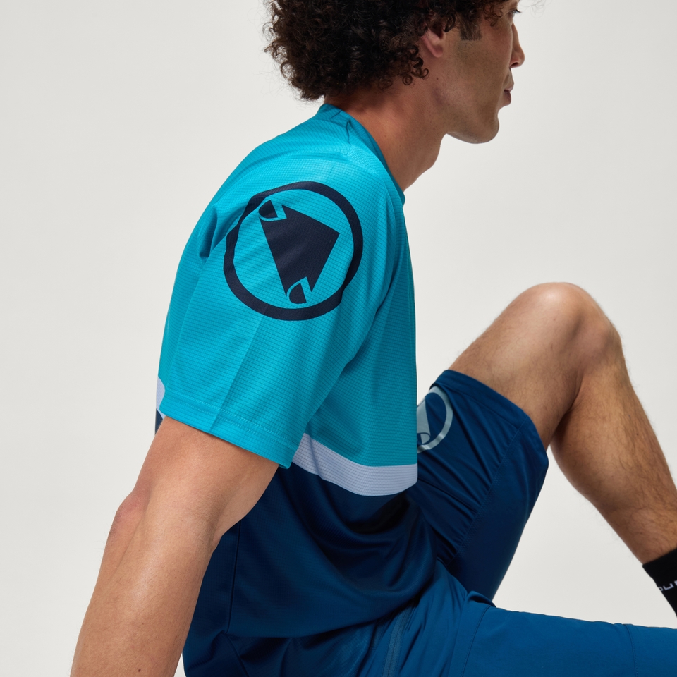 SingleTrack Core T-Shirt II für Herren - Blaubeere