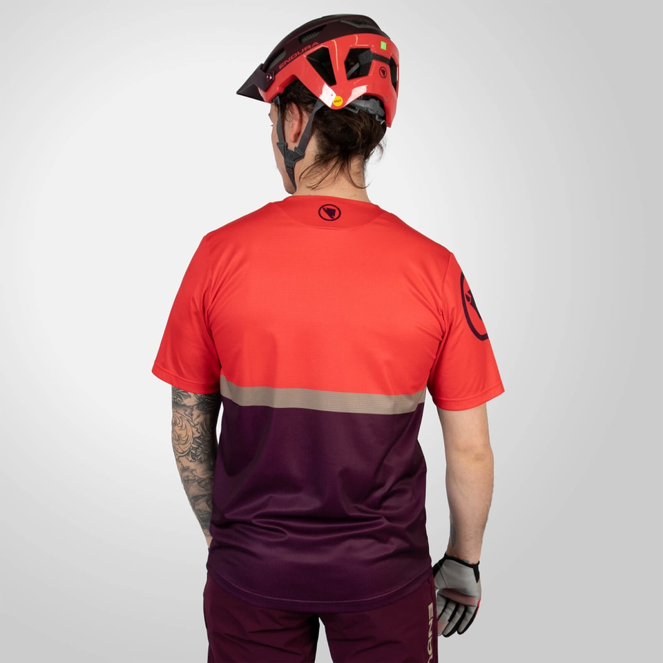 SingleTrack Core T-Shirt II für Herren - Aubergine