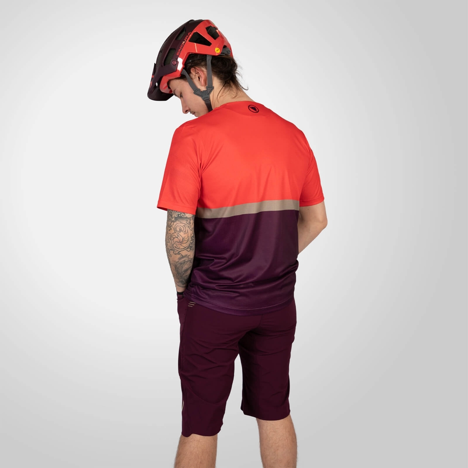 SingleTrack Core T-Shirt II für Herren - Aubergine