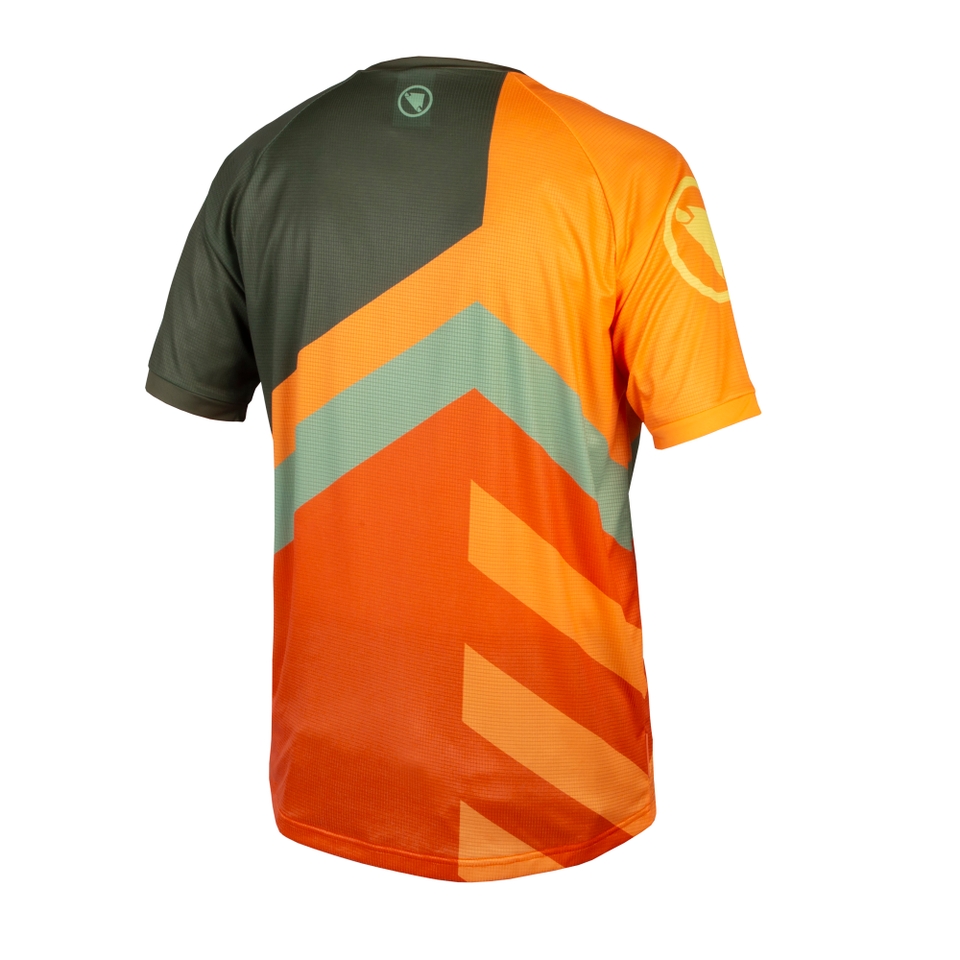 SingleTrack Print T-Shirt LTD für Herren - Olivgrün