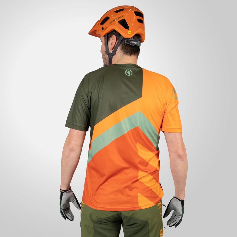 Men's SingleTrack Print Tee LTD - Olive Green