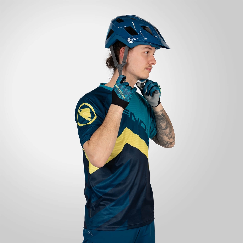 SingleTrack Print Tee LTD - Blue