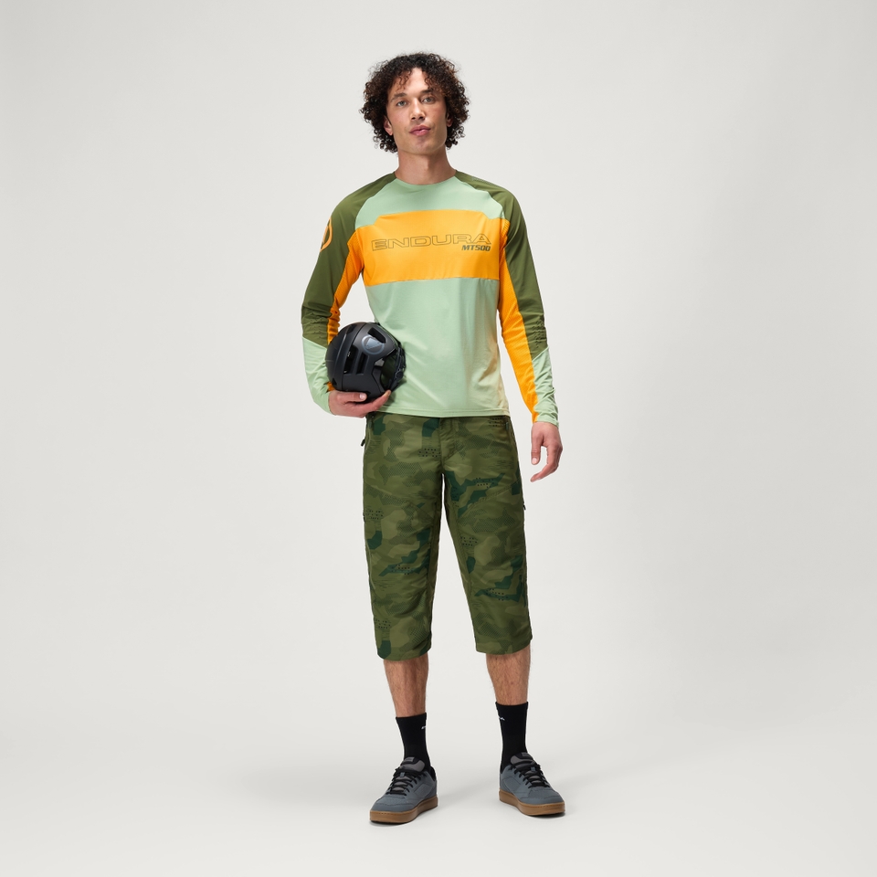 MT500 Burner Lite Trikot (langarm) für Herren - Mandarine