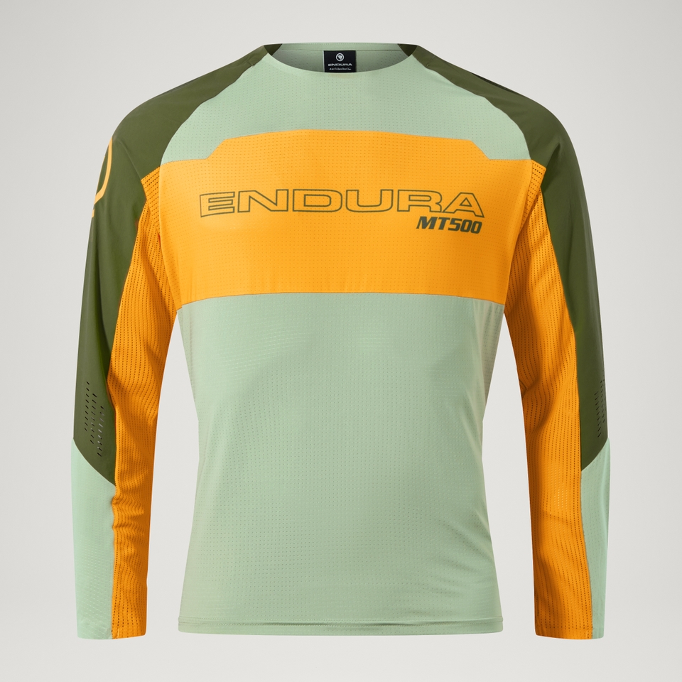 MT500 Burner Lite Trikot (langarm) für Herren - Mandarine