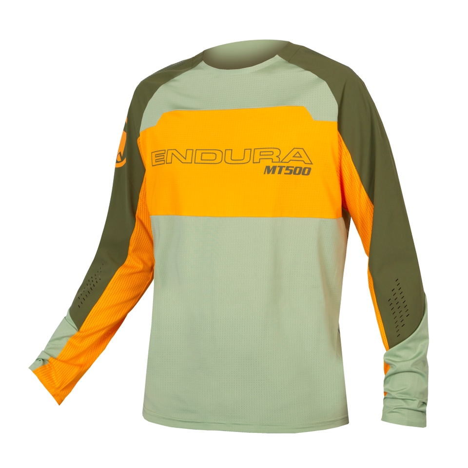 MT500 Burner Lite Trikot (langarm) für Herren - Mandarine
