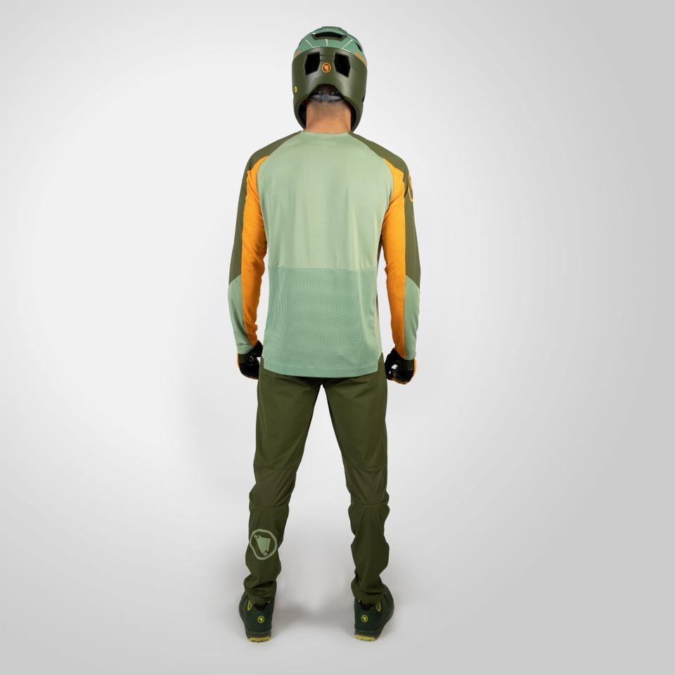 MT500 Burner Lite Trikot (langarm) für Herren - Mandarine