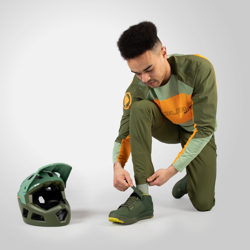 MT500 Burner Lite Trikot (langarm) für Herren - Mandarine