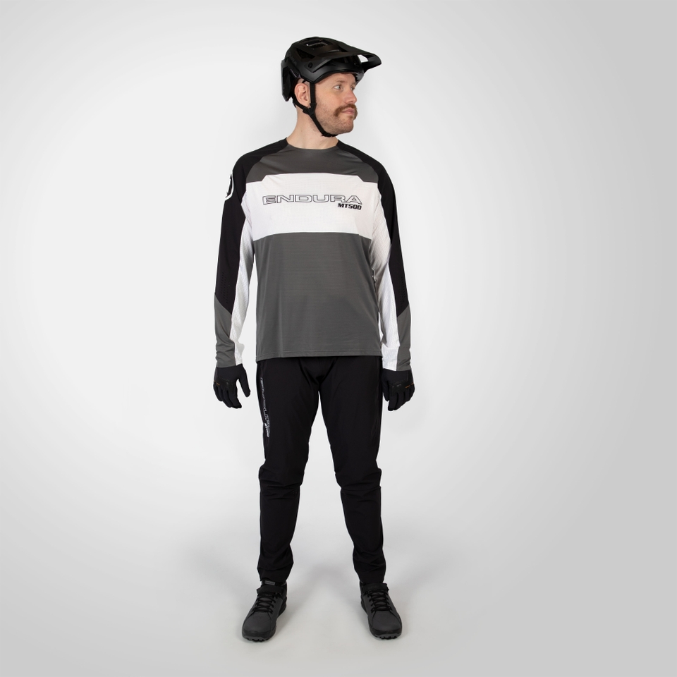 MT500 Burner Lite Trikot (langarm) für Herren - Schwarz