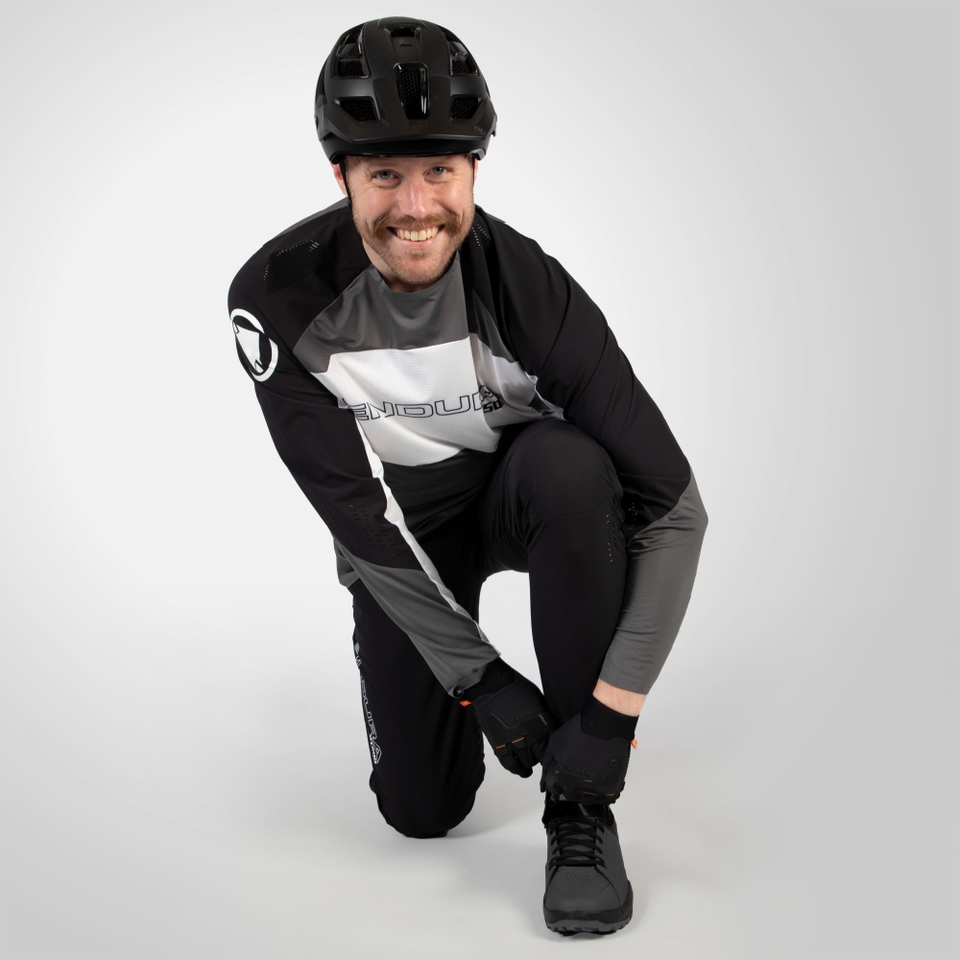MT500 Burner Lite Trikot (langarm) für Herren - Schwarz