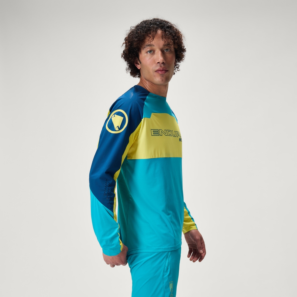 MT500 Burner Lite Trikot (langarm) für Herren - Blaubeere