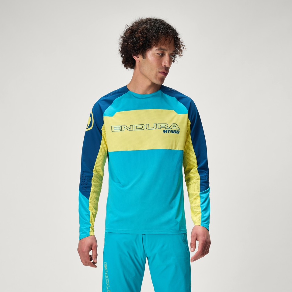 MT500 Burner Lite Trikot (langarm) für Herren - Blaubeere