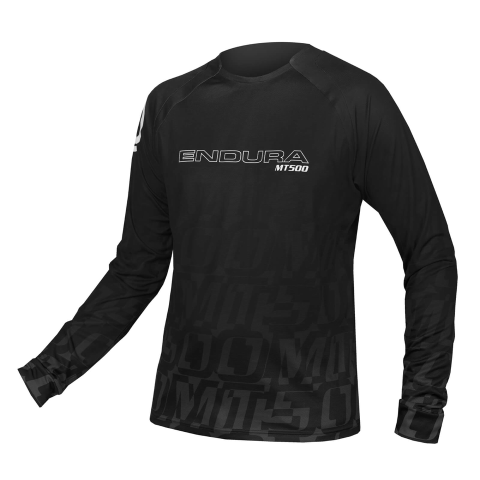 MT500 L/S Print Tee LTD - Black