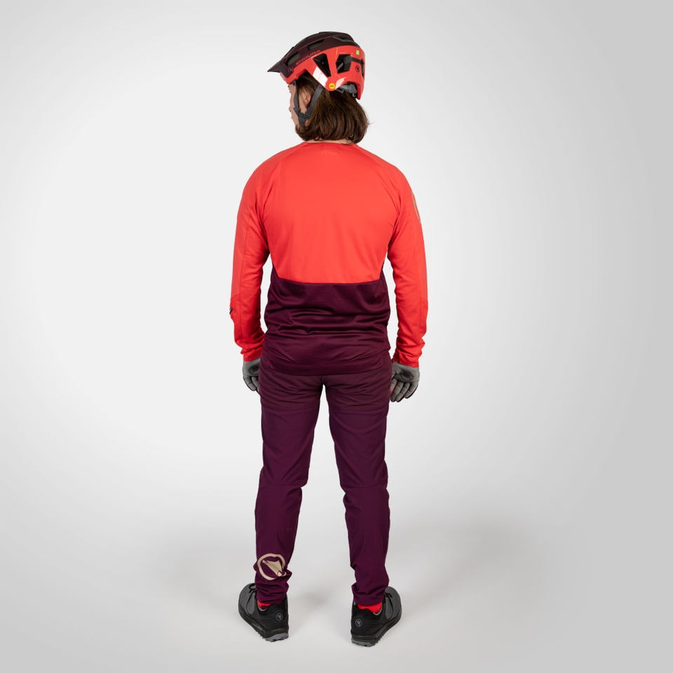 Men's MT500 Burner L/S Jersey - Aubergine