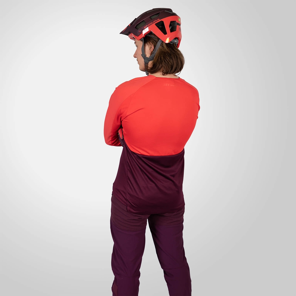 MT500 Burner Trikot (langarm) für Herren - Aubergine